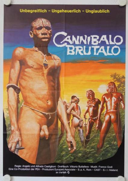 Cannibalo Brutalo originales deutsches Filmplakat